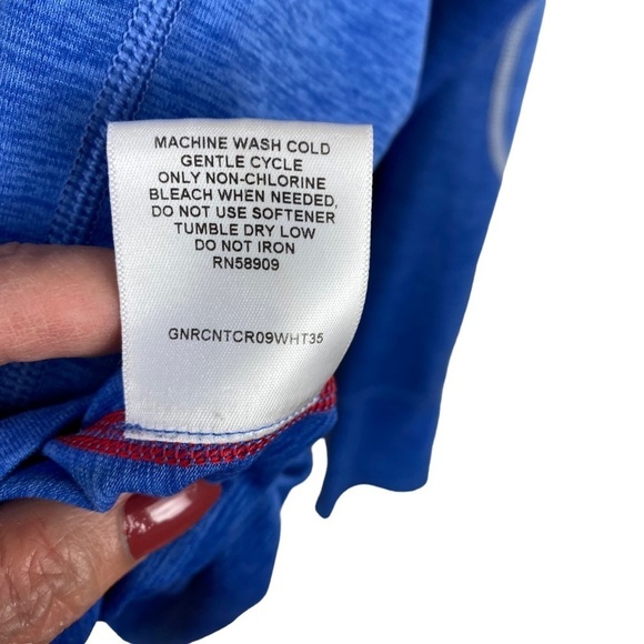 Men’s Cremieux Blue Pullover 1/4 Zip Shirt Size L Long Sleeves - Picture 7 of 10